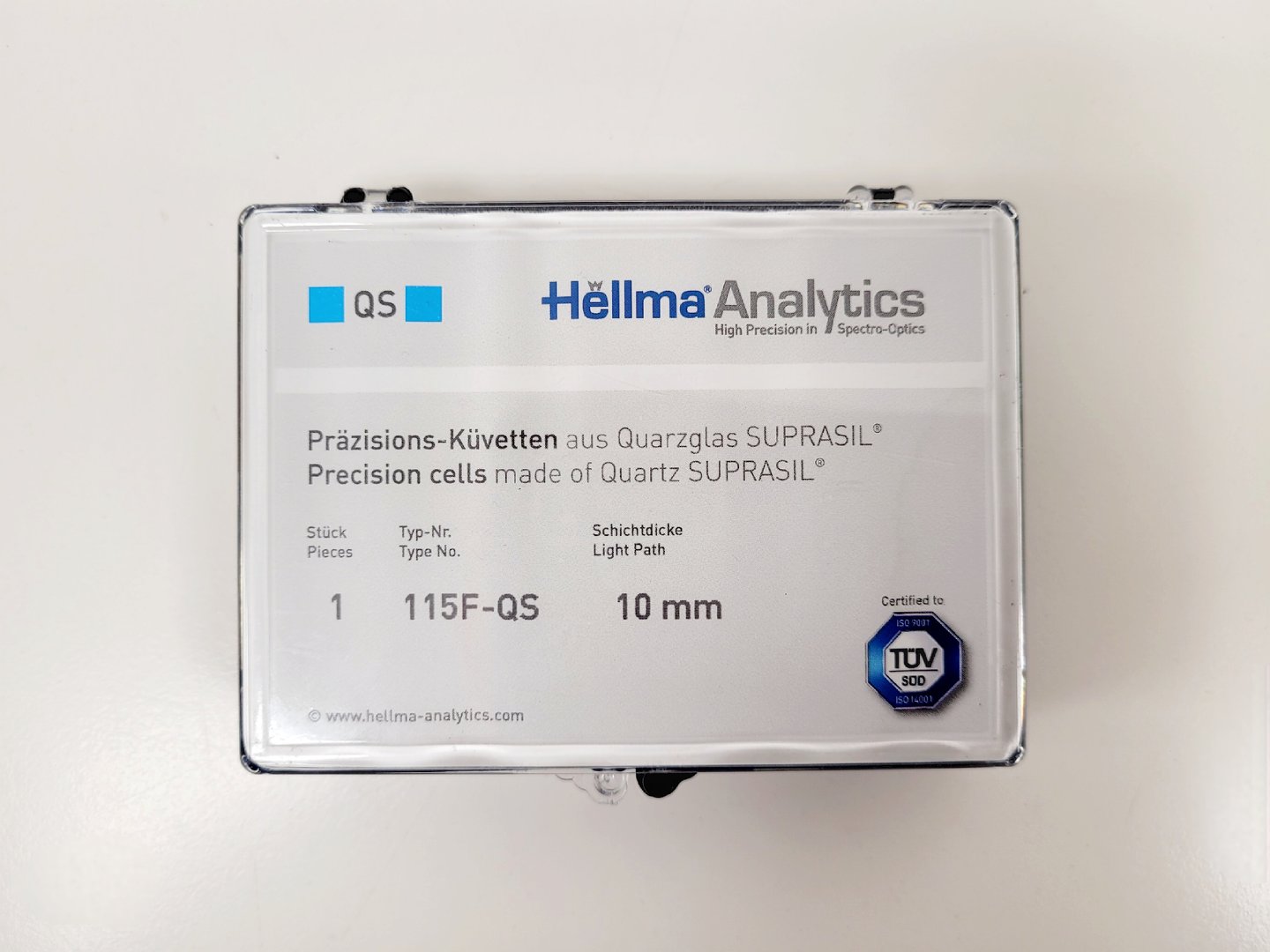 Hellma 仪器分析过程探头