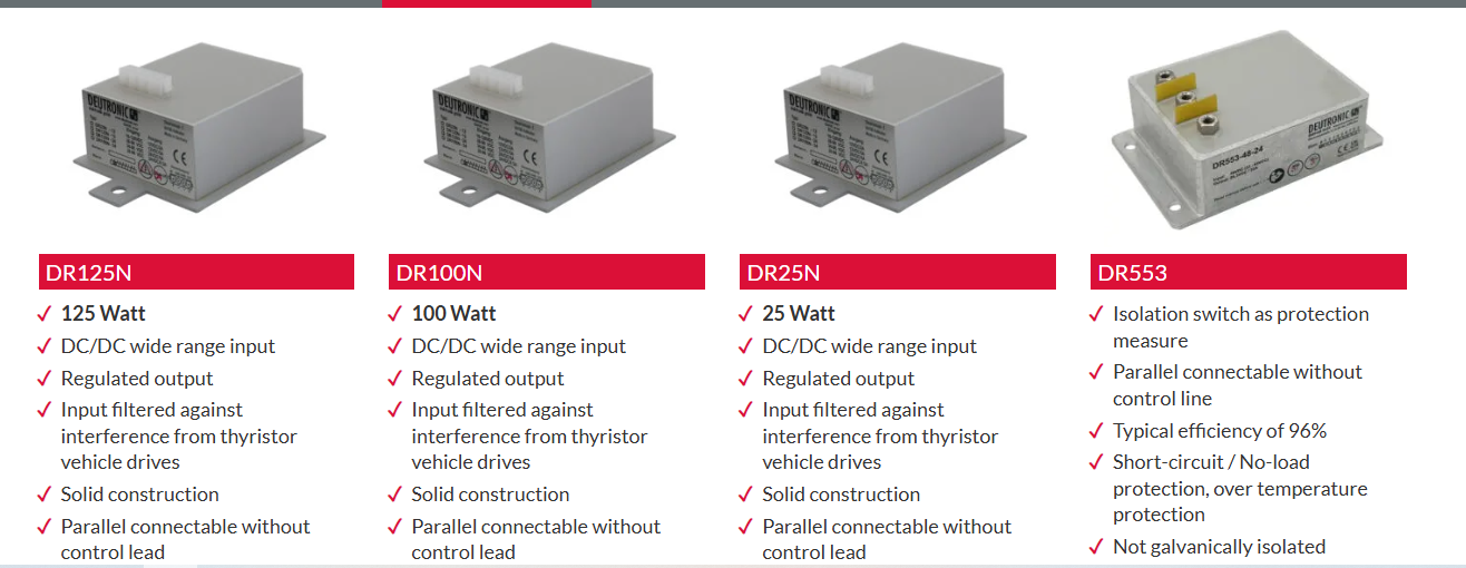deutronic直流转换器带过温保护