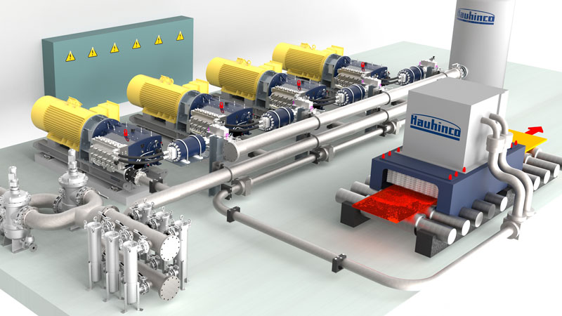 Hauhinco EHP-5K 400S 五联柱塞泵带板阀